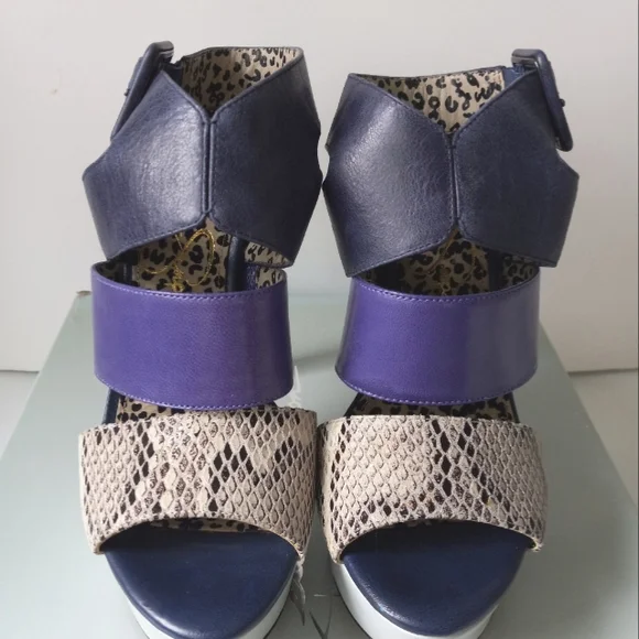 New Leather Jessica Simpson Stilettos Size 5.5 - Picture 5 of 6